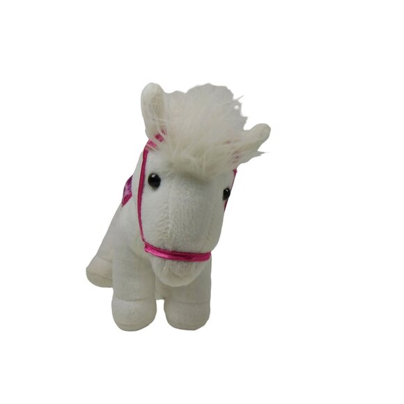 Pucci Pups White Pony /Horse Plush 10" Stuffed Animal - Picture 2 of 7